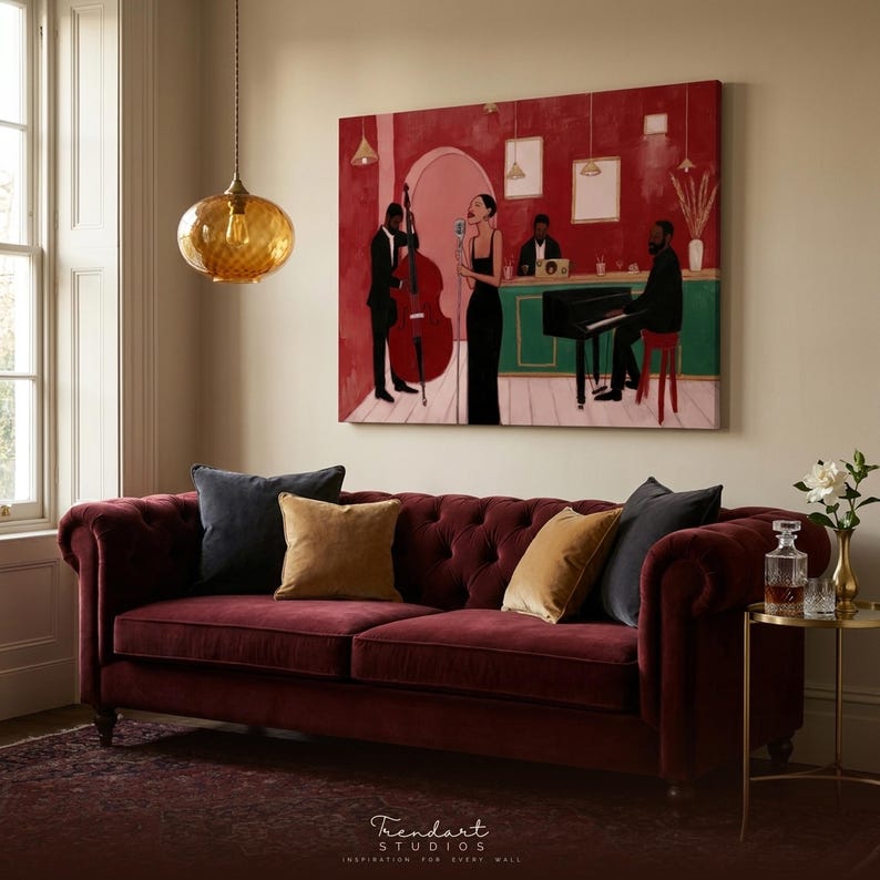 African American Art | Bar Cart Art | Retro Music Print | DA00176 image 3