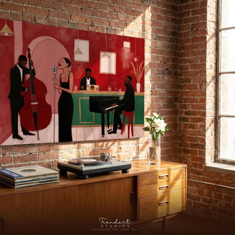 African American Art | Bar Cart Art | Retro Music Print | DA00176 image 6