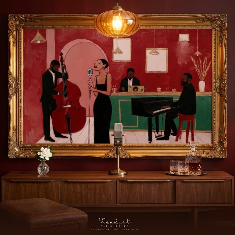 African American Art | Bar Cart Art | Retro Music Print | DA00176 image 5