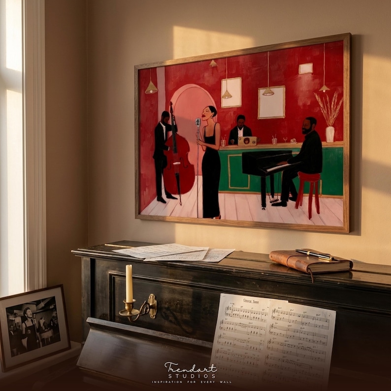 African American Art | Bar Cart Art | Retro Music Print | DA00176 image 9