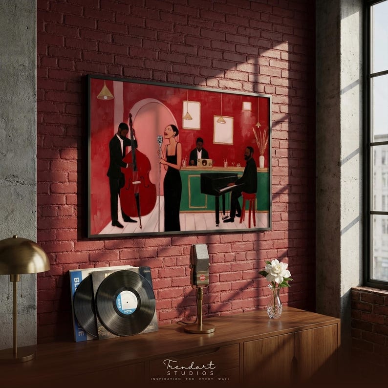 African American Art | Bar Cart Art | Retro Music Print | DA00176 image 20