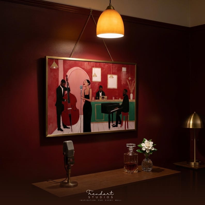 African American Art | Bar Cart Art | Retro Music Print | DA00176 image 7