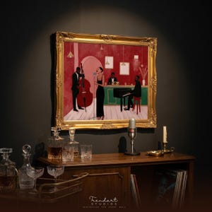 African American Art | Bar Cart Art | Retro Music Print | DA00176 image 4