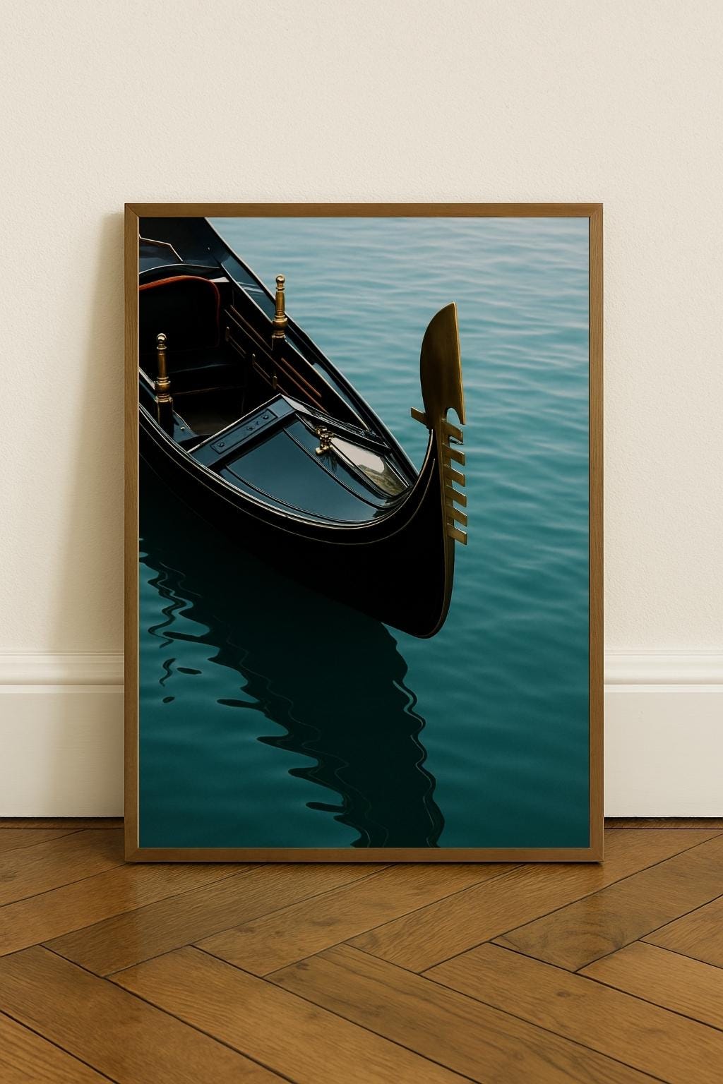 Tableau Sur Verre 90x30cm - Venise, Italie, Gondole - Décoration Murale ARTTOR, Moderne
