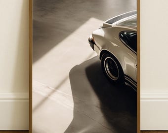 Poster ispirato alla Porsche 911 – Fotografia di auto sportive d'epoca, stampa artistica