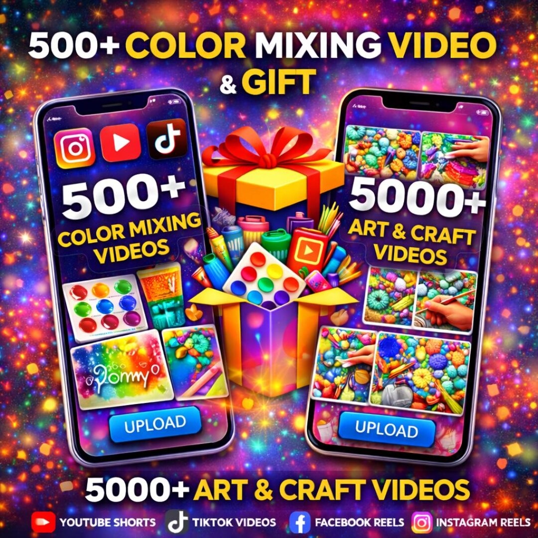 Tutorial Color 5000+ Art & Craft Video Tutorials, Color Mixing, DIY (instant Download ...