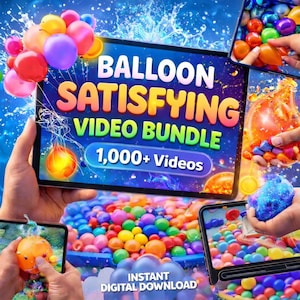 1000+ ASMR Satisfying Viral Videos, Social Media Content (Digital Download)