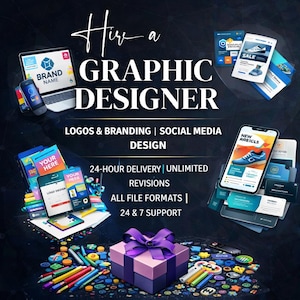 Custom Graphic Design Service | Logos, Social Media, Vectors, Poster, Web Design  Branding, Etsy Stores, Leaflets, Templates