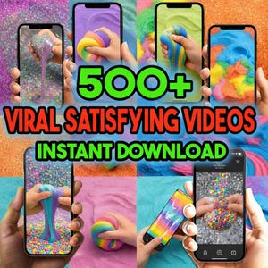 1500+ ASMR Satisfying Viral Videos, Social Media Content (Digital Download)