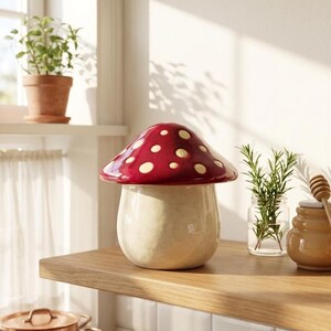 Mushroom Jar Ceramic Template, Pottery Slab Building Pattern, Printable PDF Handbuilding Guide image 3