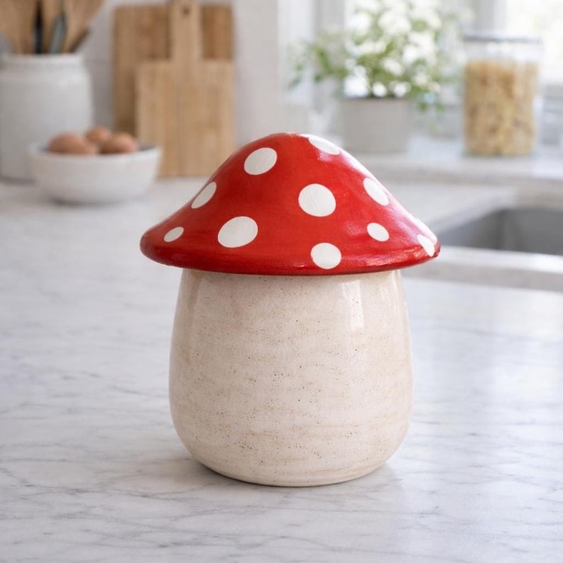 Mushroom Jar Ceramic Template, Pottery Slab Building Pattern, Printable PDF Handbuilding Guide image 6