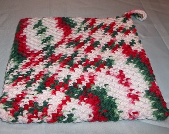 Crochet pot holder