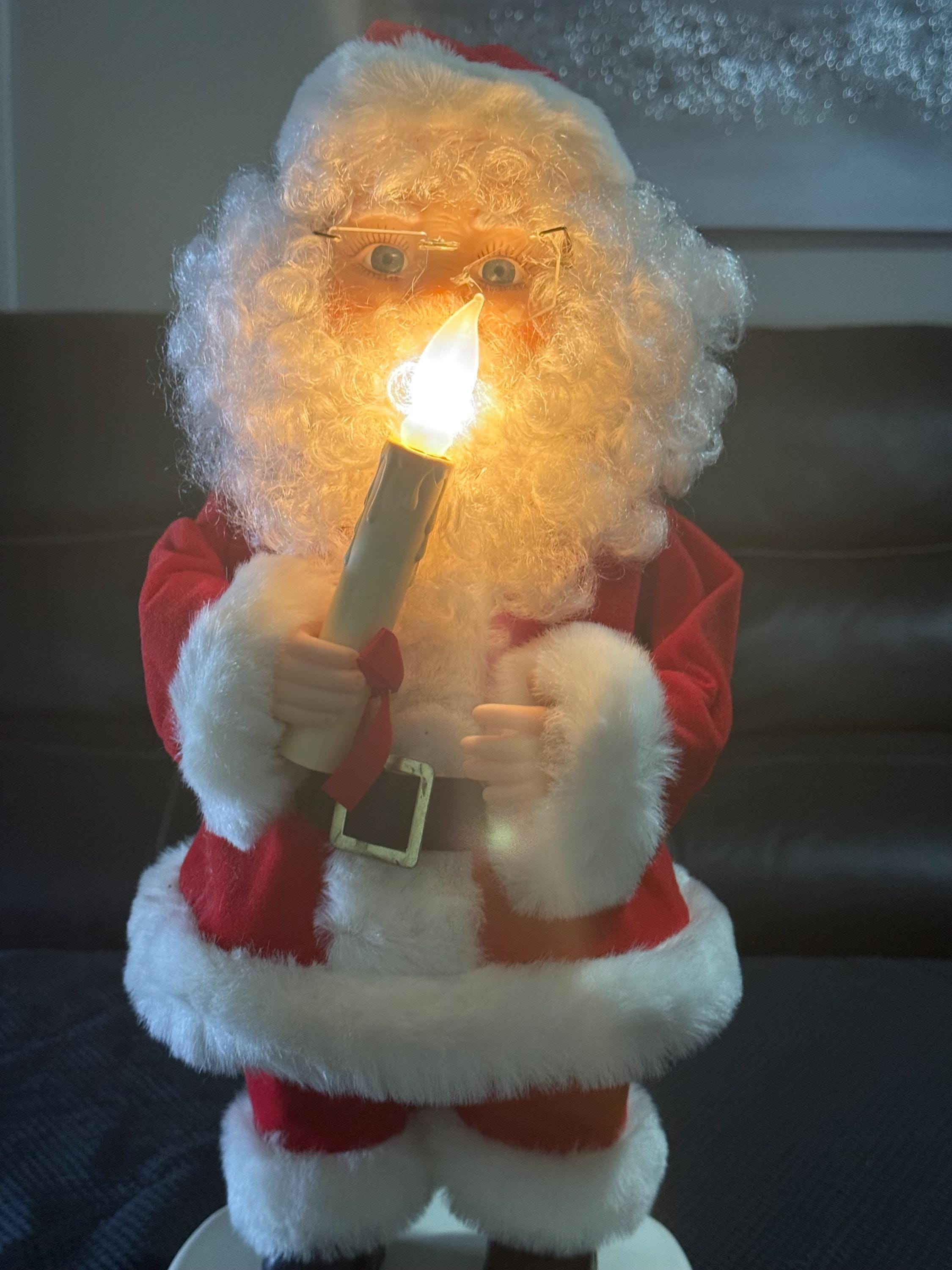 Vintage Christmas Candle Figures - Etsy
