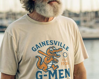 Gainesville Gators Vintage T Shirt Defunct Minor League Baseball Shirt Retro Gainesville Florida Throwback Tee Classic 1930S Baseball Tshirt