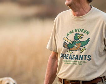 Aberdeen Fazanten Vintage Shirt Historische Minor League Baseball Shirt Retro Tshirt Fazant Hunter Cadeau Aberdeen South Dakota Bird Hunting