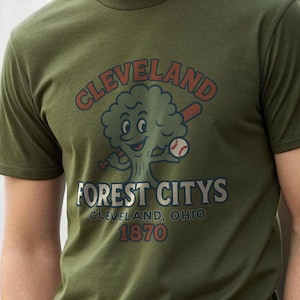 Cleveland Forest Citys Vintage T Shirt Defunct Minor League Baseball Shirt Retro Cleveland Ohio Throwback Tee 1870s Cleveland Baseball Shirt