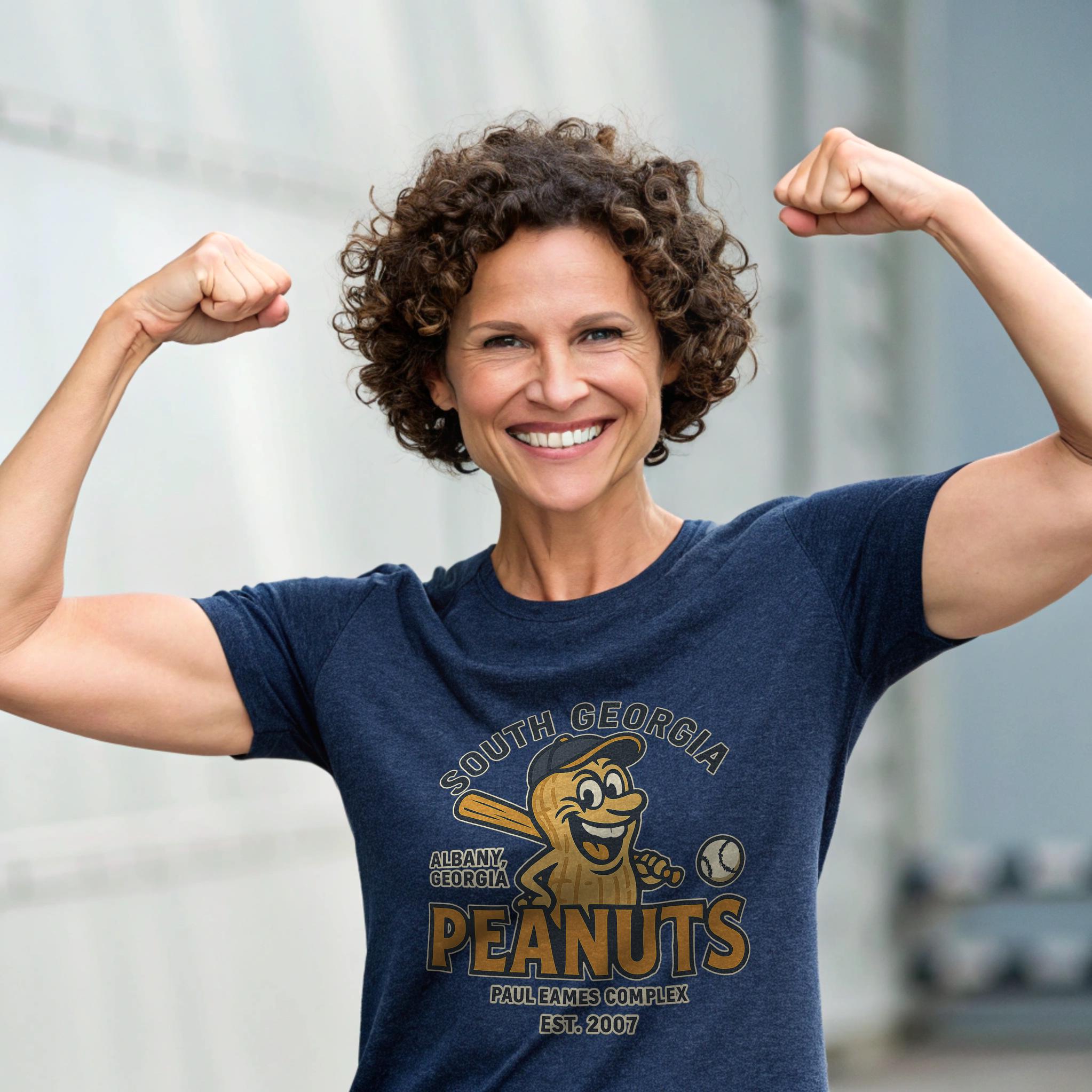 South Georgia Peanuts T-shirt, Albany Baseball Mascot Tee - Etsy