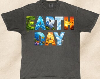 Earth Day PNG, Earth Day Shirt Design, Nature Collage PNG, Eco Friendly Sublimation Design, Environmental Graphic, Save The Planet
