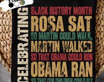 Black History Month SVG PNG, MLK Day, African Art (Digital Printable Files for Cricut)