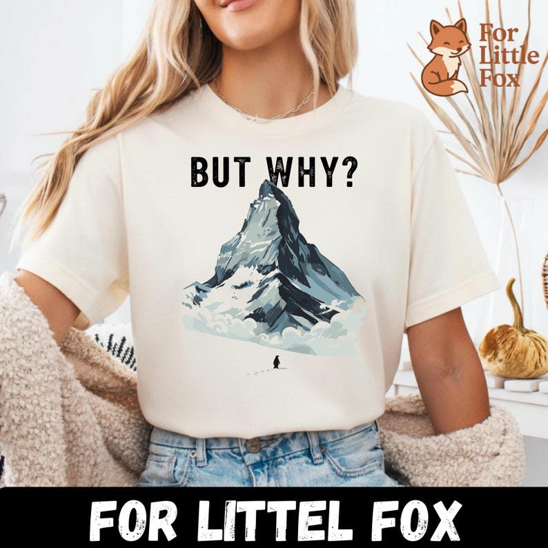 Maar waarom pinguïn png, nihilistische pinguïn png, nihilistische pinguïn T-shirt, digitale download afbeelding 5