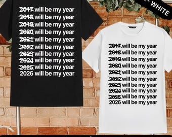 2026 will be my year Quote Png Svg, funny New Year Resolutions digital download
