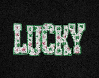 Lucky Shamrock Png, St. Patricks Day Sublimation Design (Digital Download)