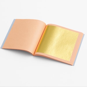 24k Gold leaf Genuine : Loose - 25 sheets - 80*80mm
