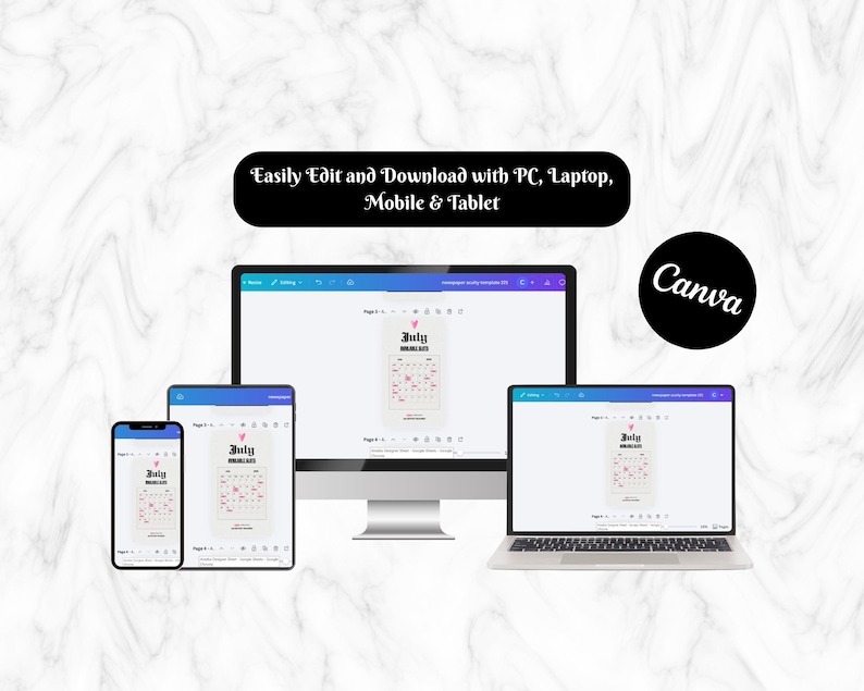 Newspaper Acuity Scheduling Instagram Story Template: Weekly ...