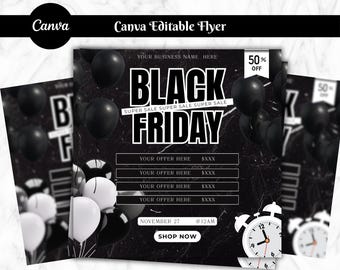 Black Friday Flyer, Black Friday sale Flyer, Black Friday Special Sale, Pink Friday Flyer, Cyber Monday, Beauty, Lash, Make up, Nails, Hair