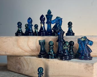 Handmade Resin Chess Pieces – Customisable and Made to Order