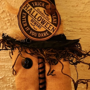 Primitive Witch Ornament