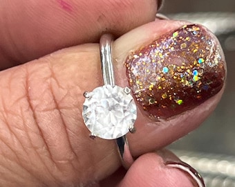 Vintage “The Vanderbilt Jewel” CZ 1 CT Engagement Ring