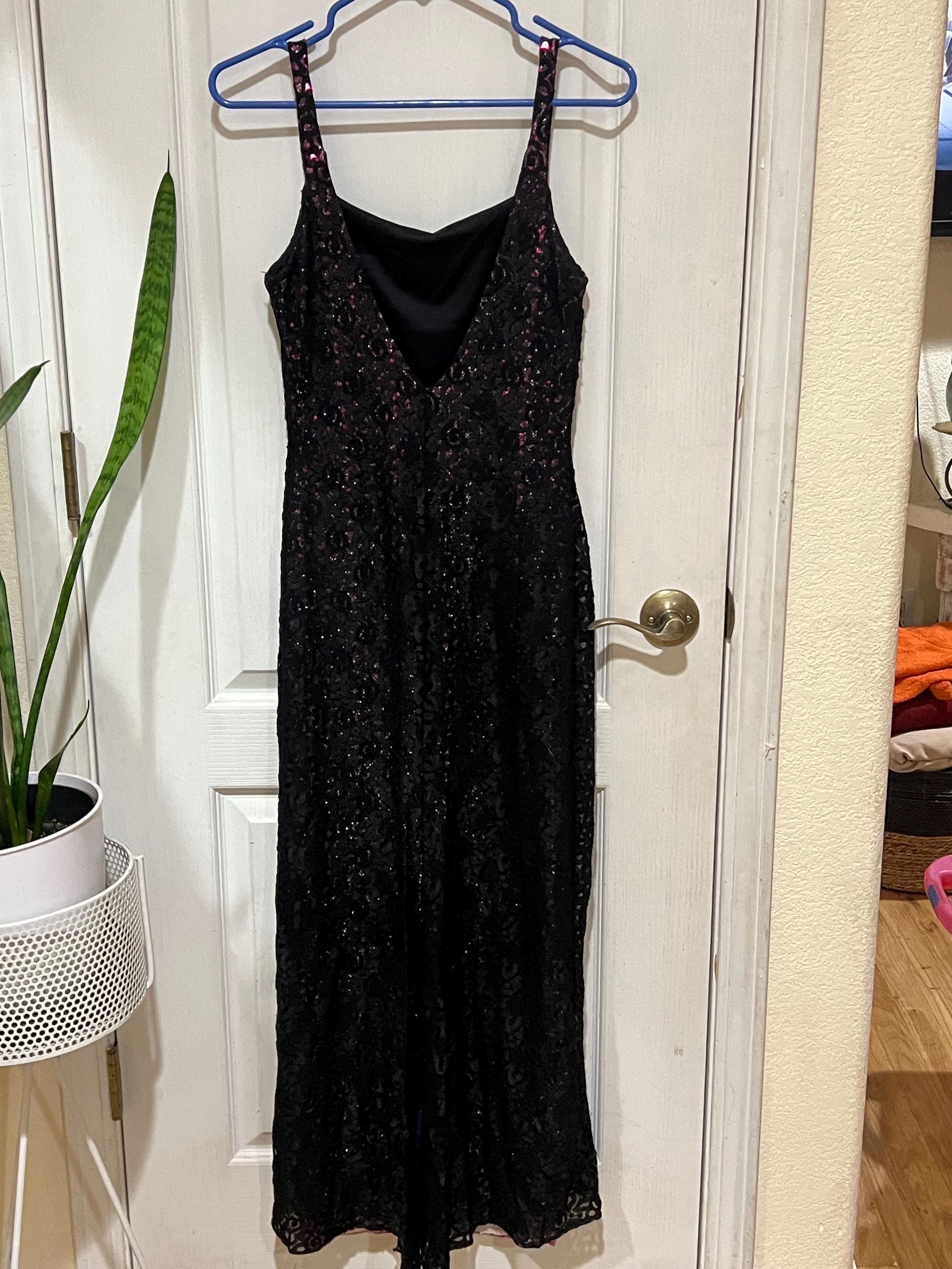 Black Iridescent Dress