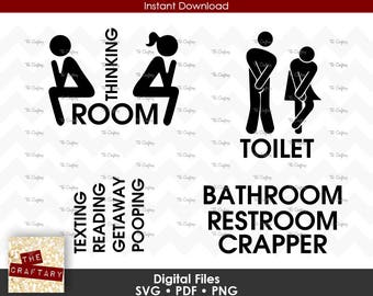 Download Toilet Door Svg Etsy
