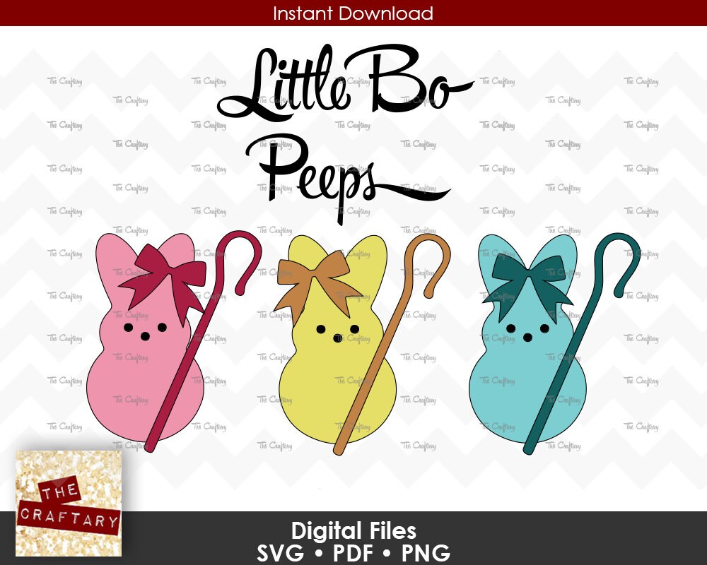 Download Little Bo Peeps Cute Easter SVG File | Etsy