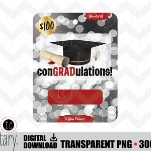 Porte-cartes d'obtention de diplômes à imprimer Félicitations pour l'obtention du diplôme | Baume à lèvres rouge à lèvres | Porte-monnaie avec fenêtre pour cartes 300 dpi png