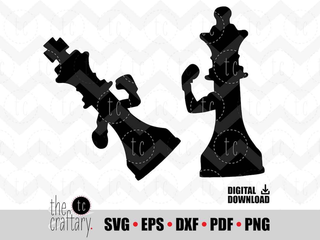 Chessboxing | Chess Boxing Sport King Queen | Svg • Eps • Dxf • Pdf ...