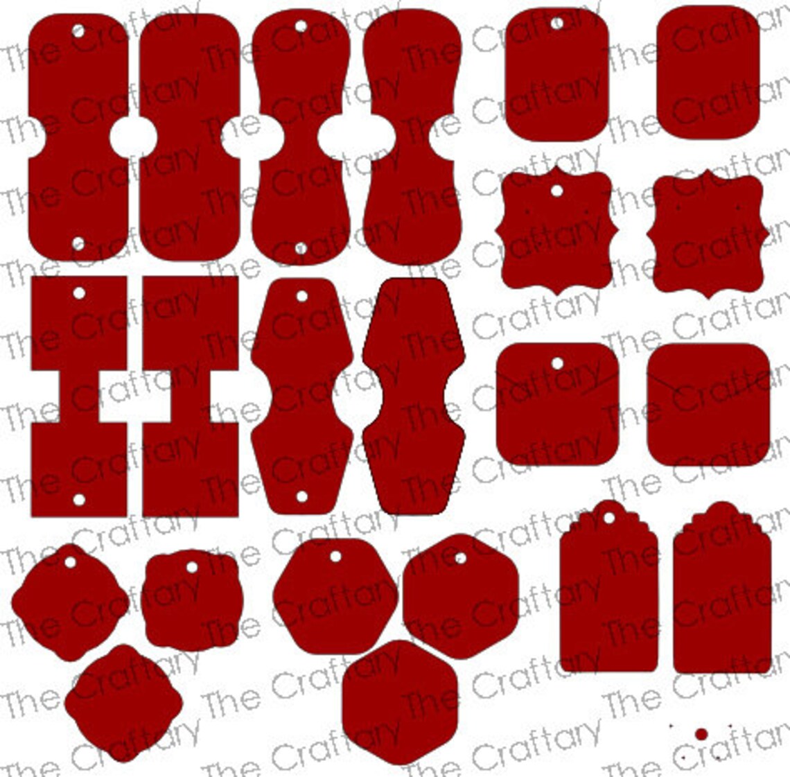 Jewelry Tags Earring Cards Necklace Hang Tag Bracelet SVG Etsy