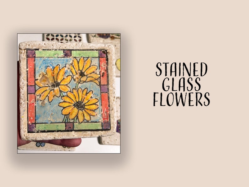 or Adults! DIY Coaster Kit for KIDS Make a special customized coater for yourself or a gift