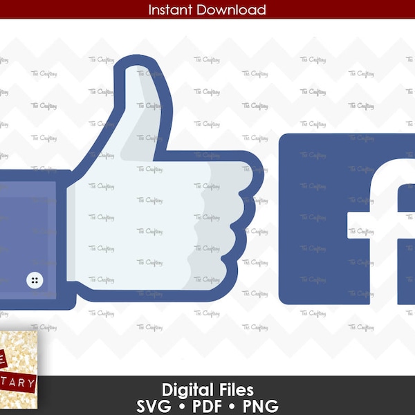 Facebook Like Social Thumbs Up SVG Files