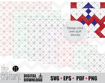 Quilt Block Templates | Traditional Quilting Patterns | Country Barn Quilts svg • eps