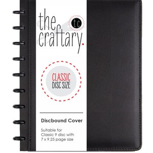 Professional Vegan Leather Classic Discbound Planner Cover - Snap-In Design for Customizable Notebooks