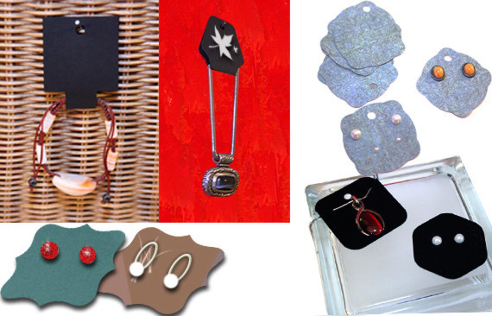 Jewelry Tags Earring Cards Necklace Hang Tag Bracelet SVG Etsy