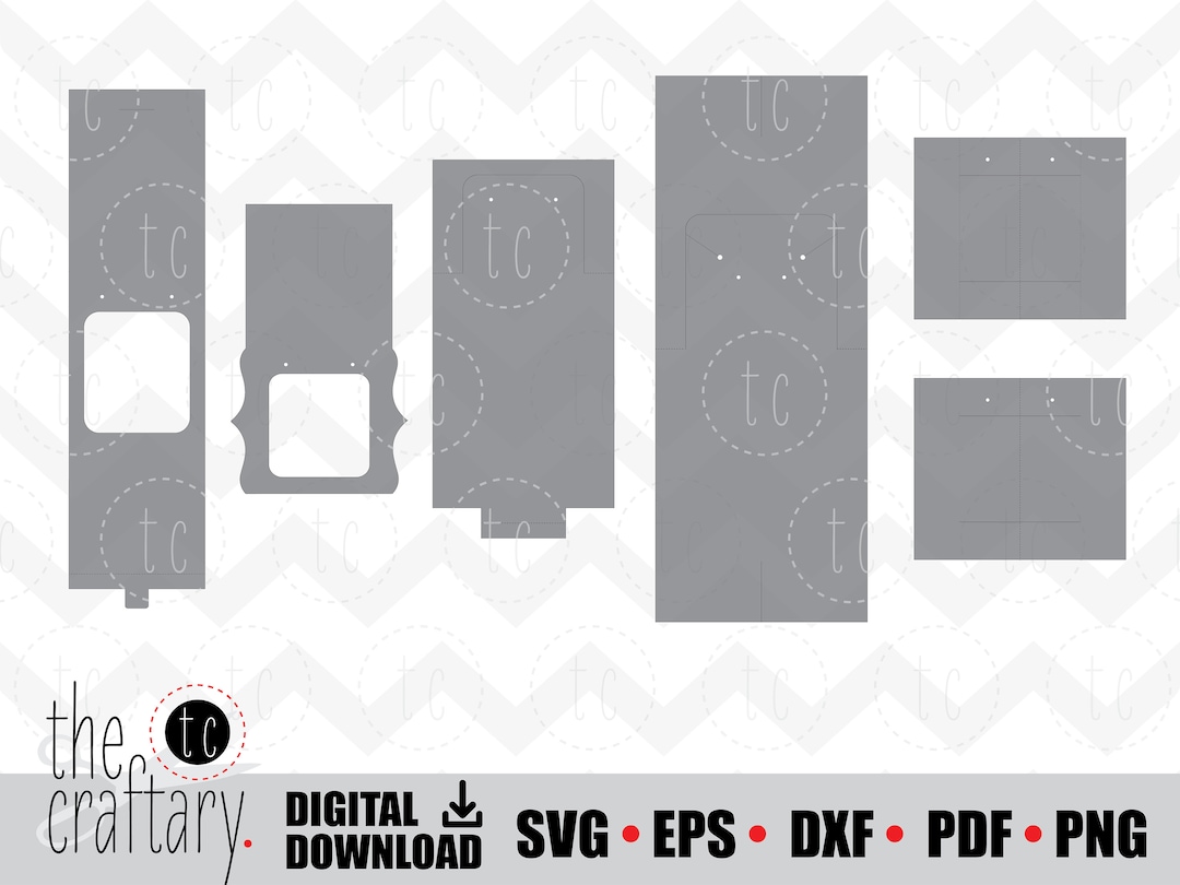 Jewelry Display Tents | Jewelry Hang Cards | Earring Necklace | Svg ...