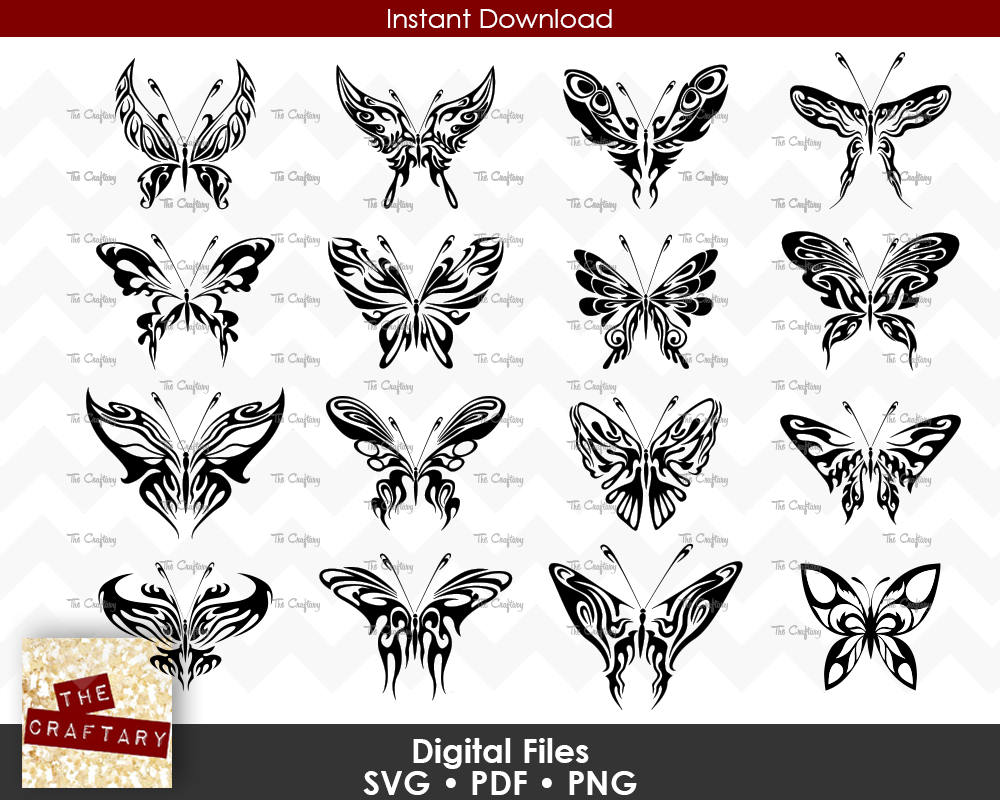 Free Free 142 Tribal Butterfly Svg SVG PNG EPS DXF File