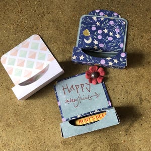Lip Balm Tube Holder | Chapstick Box| Lipbalm | svg • eps • pdf • png