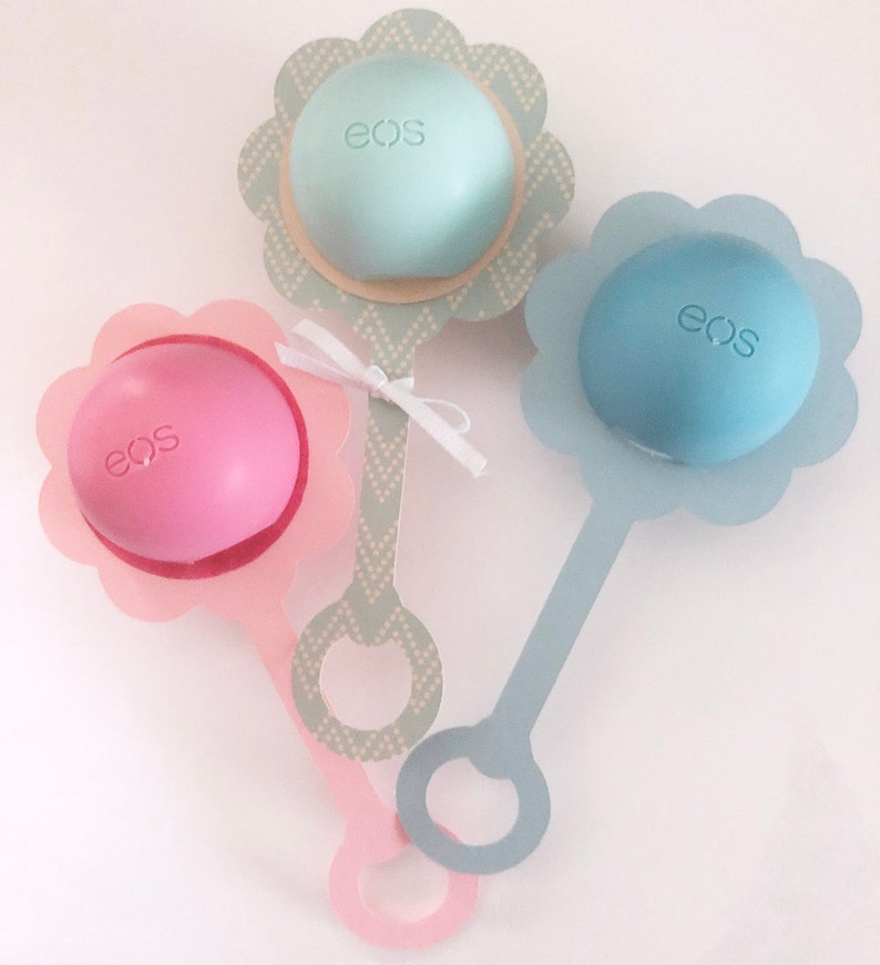 Baby Rattle EOS Lip Balm Baby Shower Gift Girl Boy Favor Etsy Canada