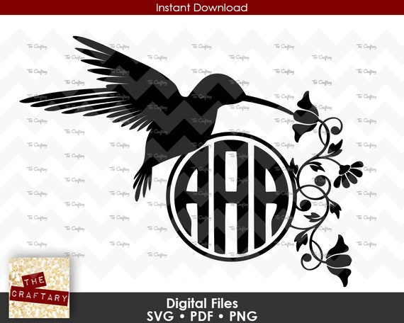 Download Hummingbird Flowers Circle Monogram Round Initials SVG ... Download Hummingbird Flowers Circle Monogram Round Initials SVG ...