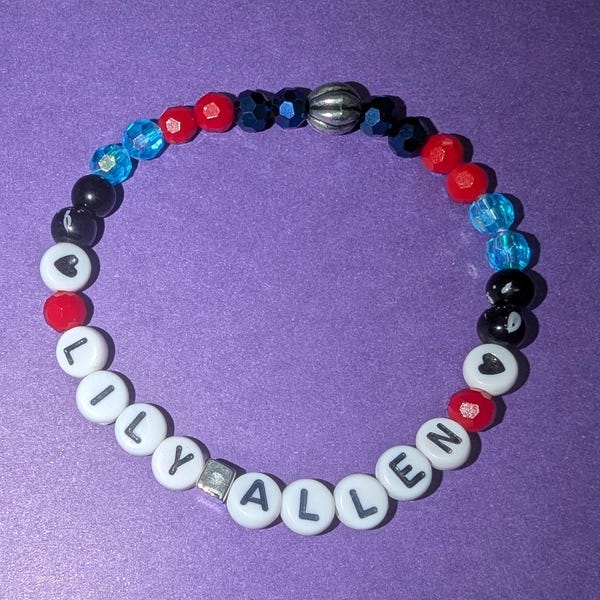 Lily Allen - West End Girl inspired bracelets