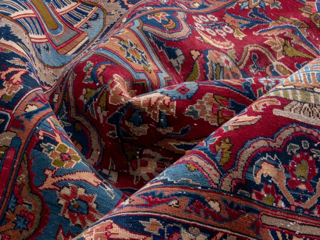 Red Turkish Style Rug 10x13 Red Vintage Anatolian Rug, Handwoven Antique Wool Carpet Turkish ...